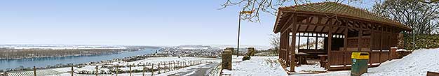 öffentliche Glühweinwanderung / Fackelwanderung, Nierstein, Rheinhessen